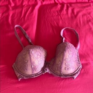 Le Mystere Purple Lace Bra with Underwire 34DD